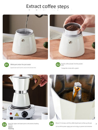 Handmade Moka Pot for Italian Coffee Lovers - InspiredGrabs.com